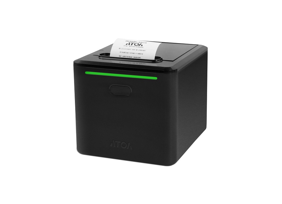 ККТ АТОЛ 55 v2 Ф. Черный. с ФН 1.2 36 мес. USB. RS-232. Ethernet. 5.0